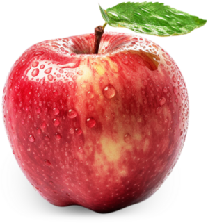 apple isolated red apple